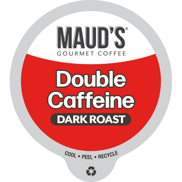Maud's Double Caffeine Dark Roast Coffee Pods (2X Caffeine)