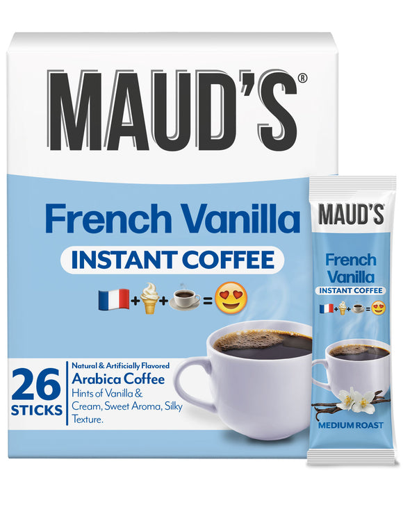 Maud's Instant French Vanilla Flavored Coffee