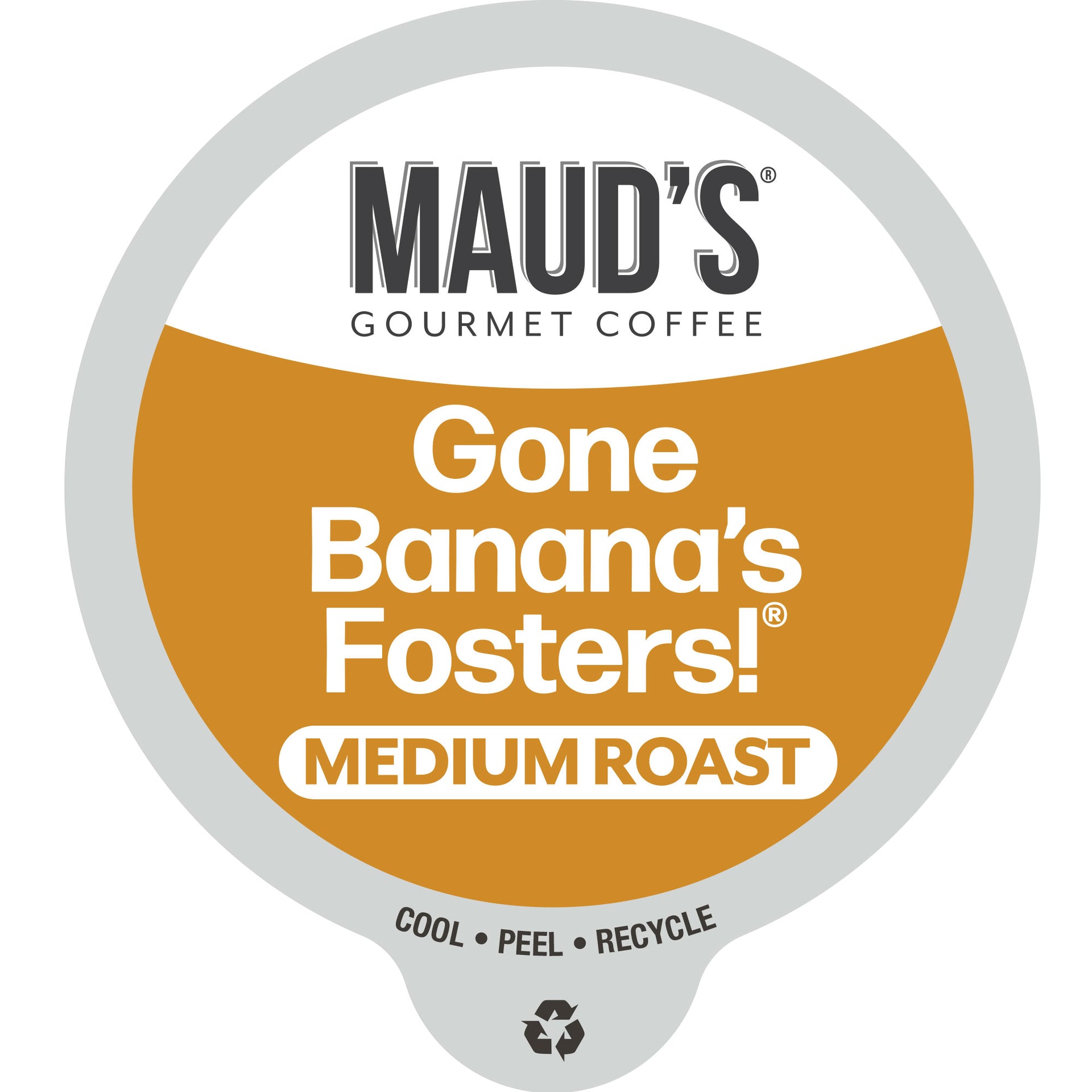 Maud's Banana Foster Flavored Roast Coffee Pods