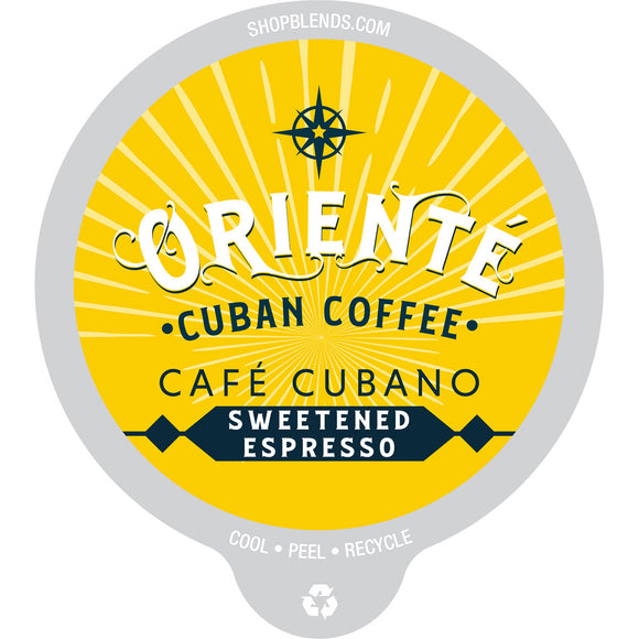 Oriente Cafe Cubano Dark Roast Coffee - 18ct