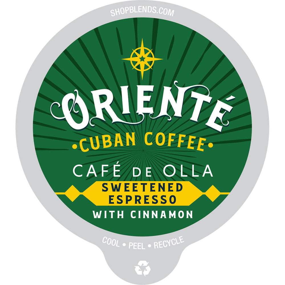 Oriente Cafe De Olla Dark Roast Coffee Pods - 50ct