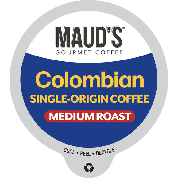 Maud's Cafe Colombiano Single Origin Medium Roast Coffee Pods