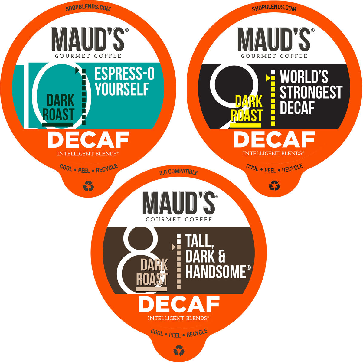 Maud's Decaf Dark Roast Variety Bundle - 60 Pods