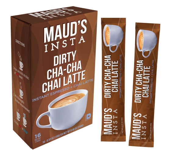 Maud's Espresso Chai Tea Latte Instant Sticks