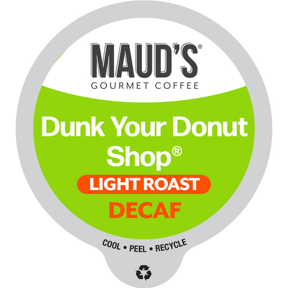 Maud's Decaf Donut Shop Light Roast Coffee Pods