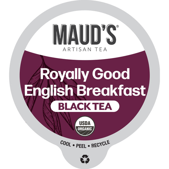 Maud's Organic English Breakfast Tea Pods