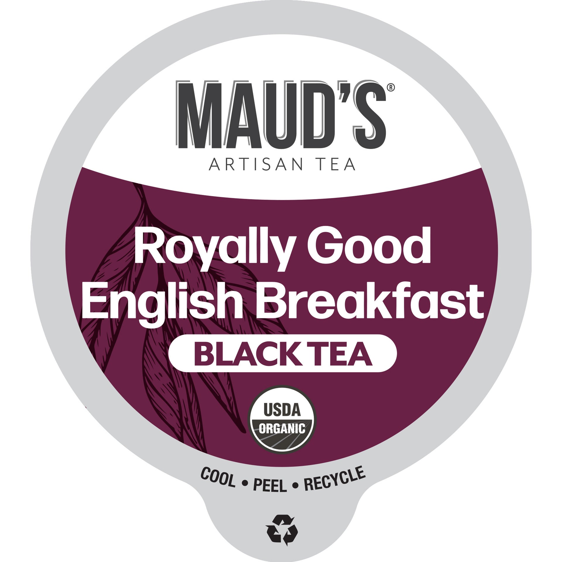 Maud's Organic English Breakfast Tea Pods