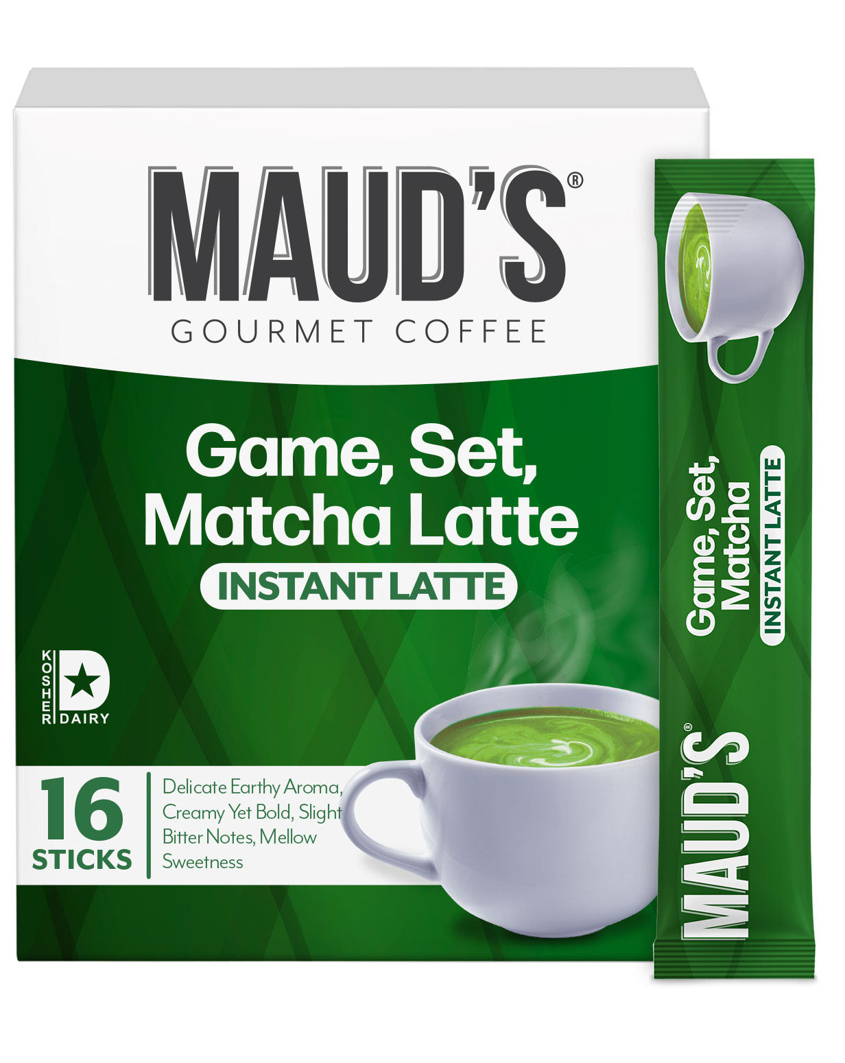 Maud's Matcha Tea Latte Instant Sticks