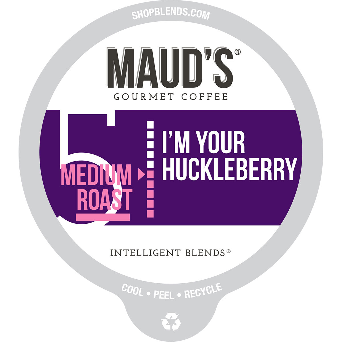 Maud's Huckleberry Flavored Coffee Pods - 36ct
