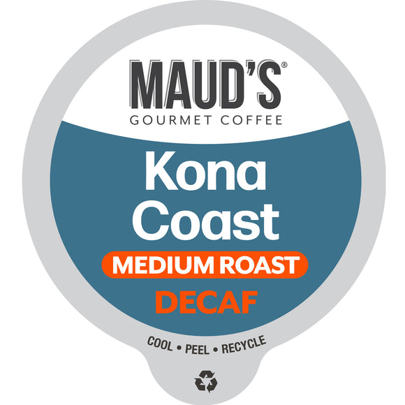 Maud's Decaf Kona Blend Coffee Pods