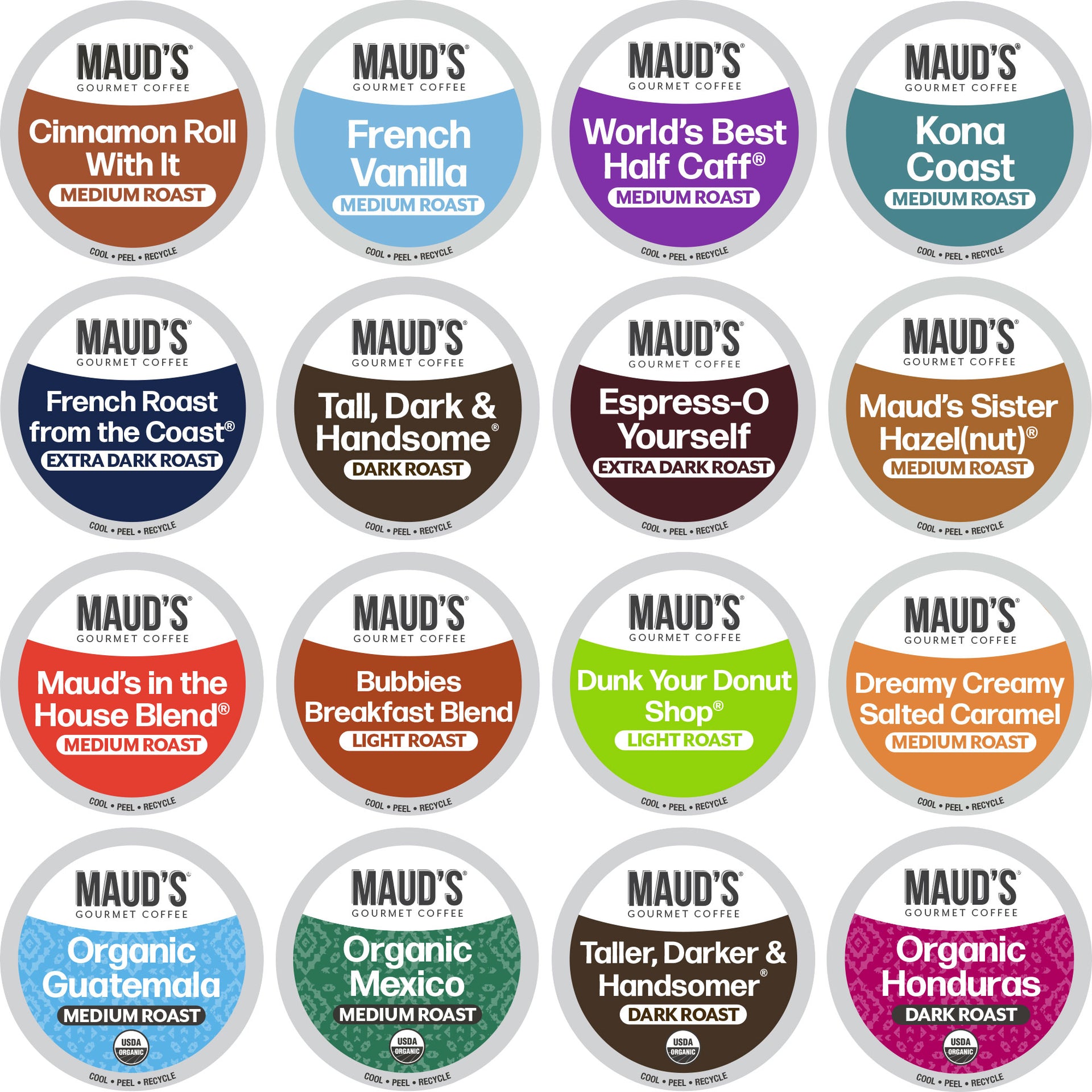 Maud's Coffee Lover's Variety Pack (16 Blends)