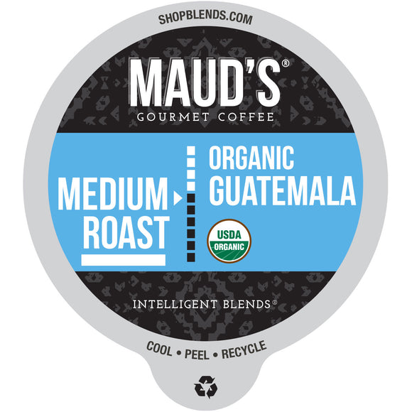 Maud's Organic Guatemala Medium Roast Coffee Pods