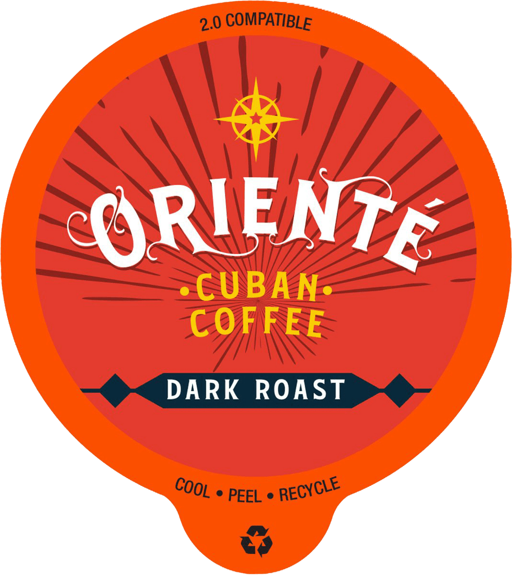 Oriente Cuban Dark Roast Coffee Pods - 50ct
