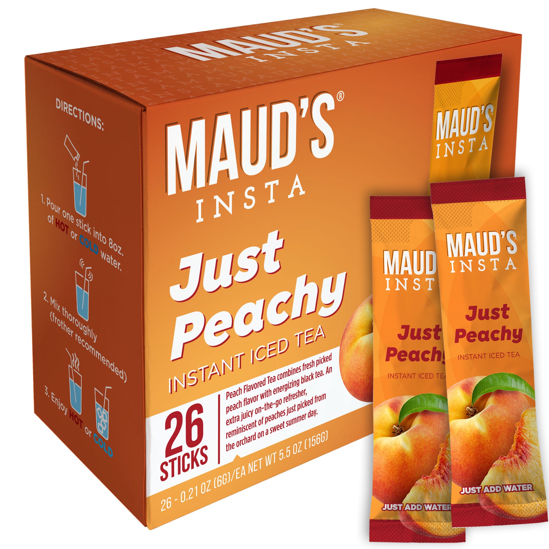 Maud's Instant Peach Iced Tea