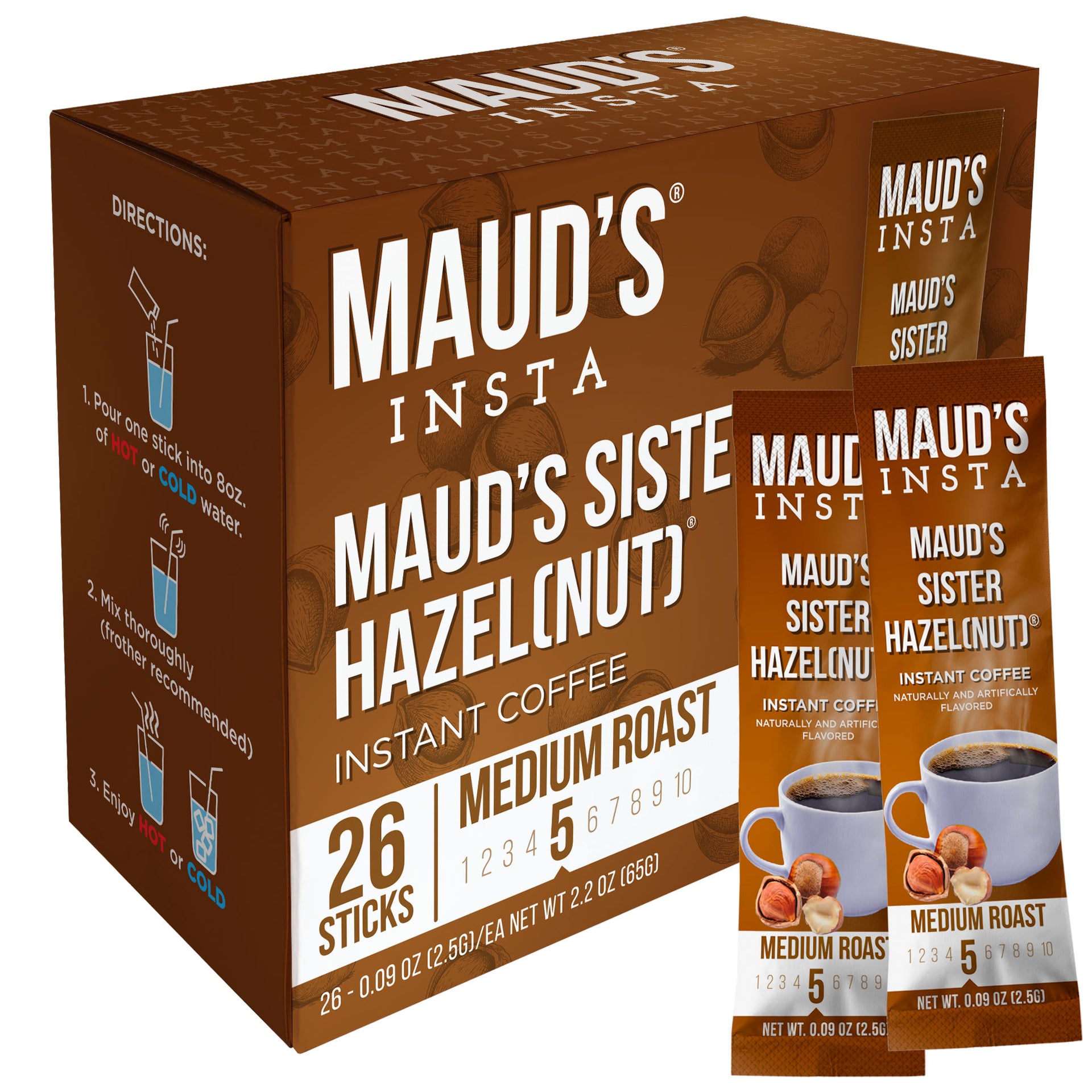 Maud's Instant Sweet Hazelnut Flavored Coffee