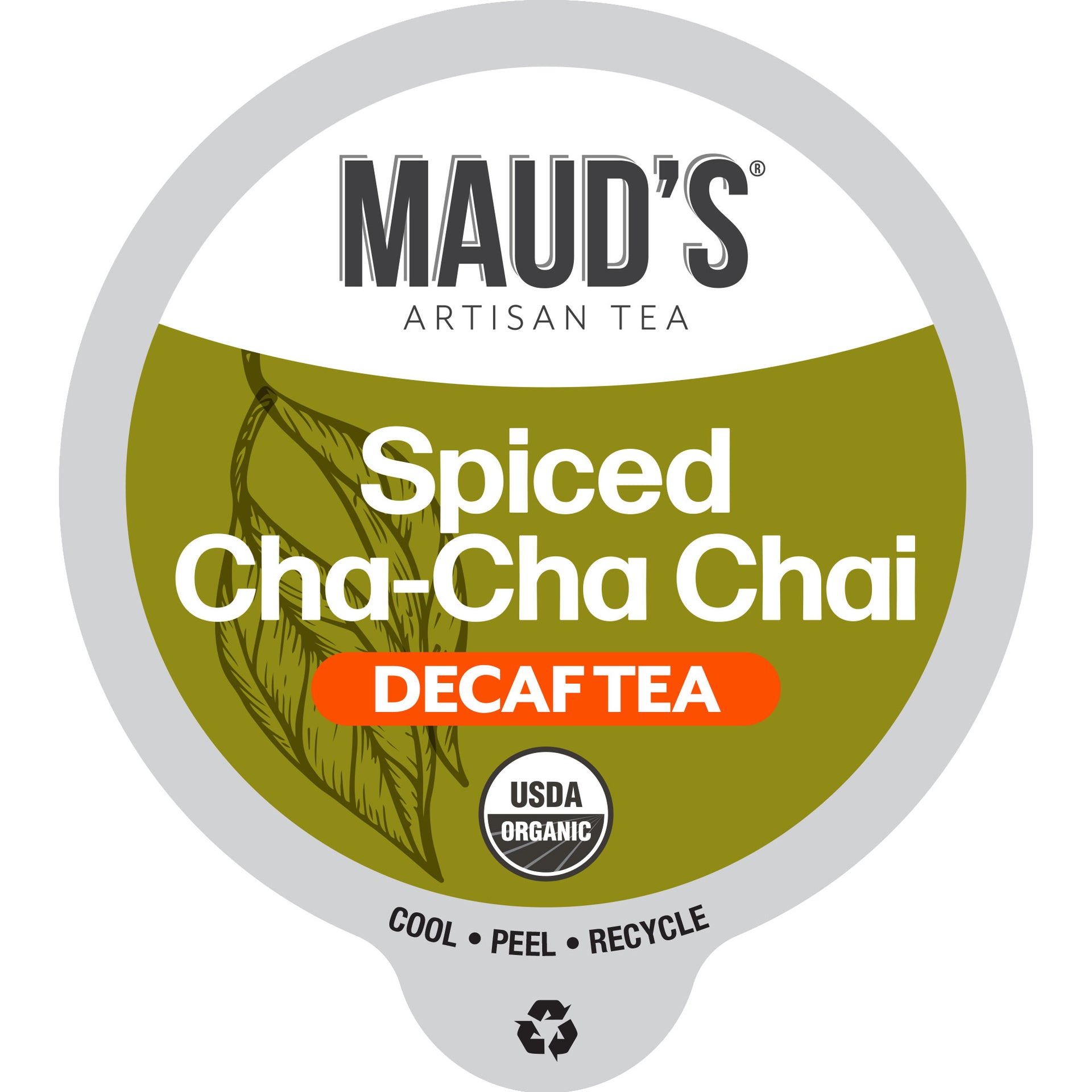 Maud's Organic Decaf Chai Tea Pods