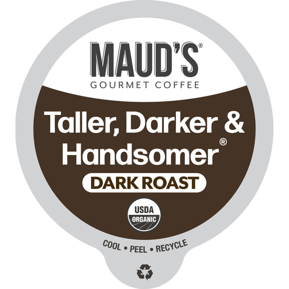 Maud's Organic Dark Roast Coffee Pods