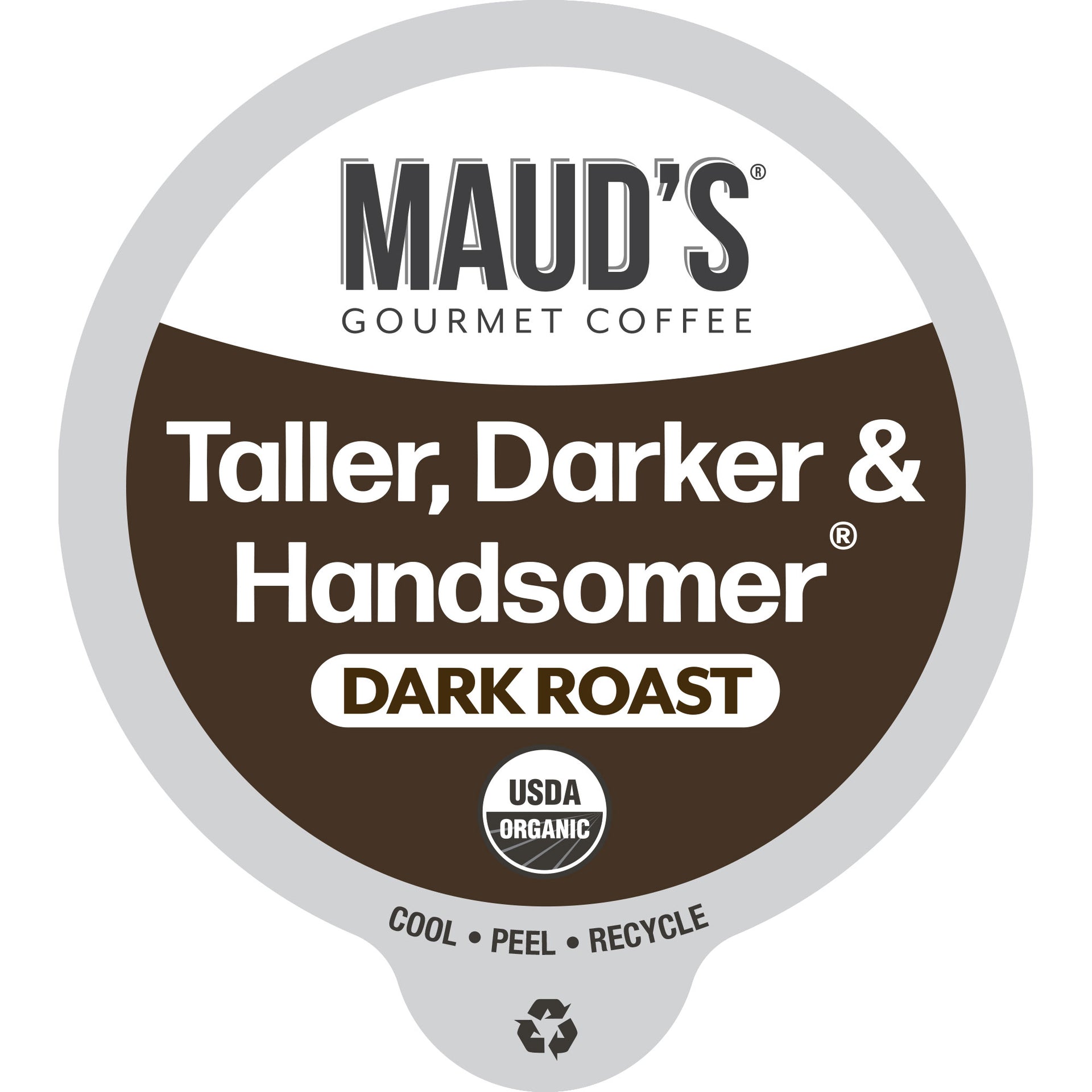 Maud's Organic Dark Roast Coffee Pods