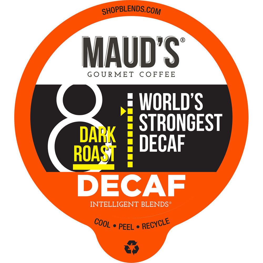 Maud's World's Strongest Decaf Dark Roast Coffee Pods - 36ct
