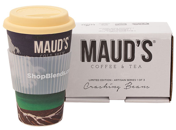 Maud's Crashing Beans Bamboo Travel Mug