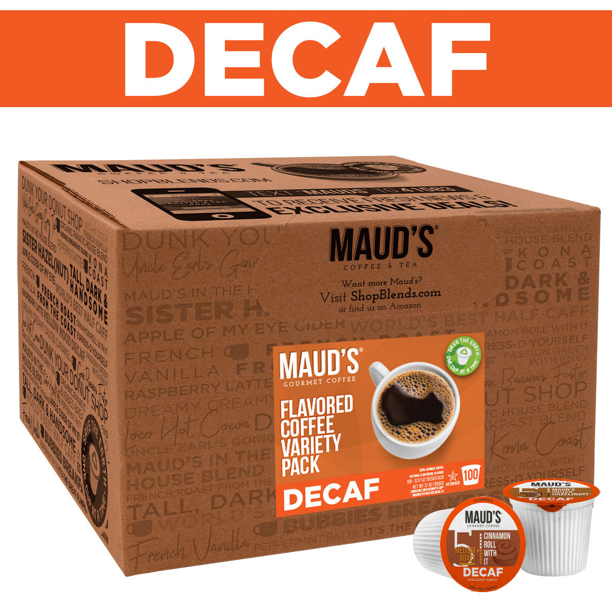 best flavored decaf coffee pods