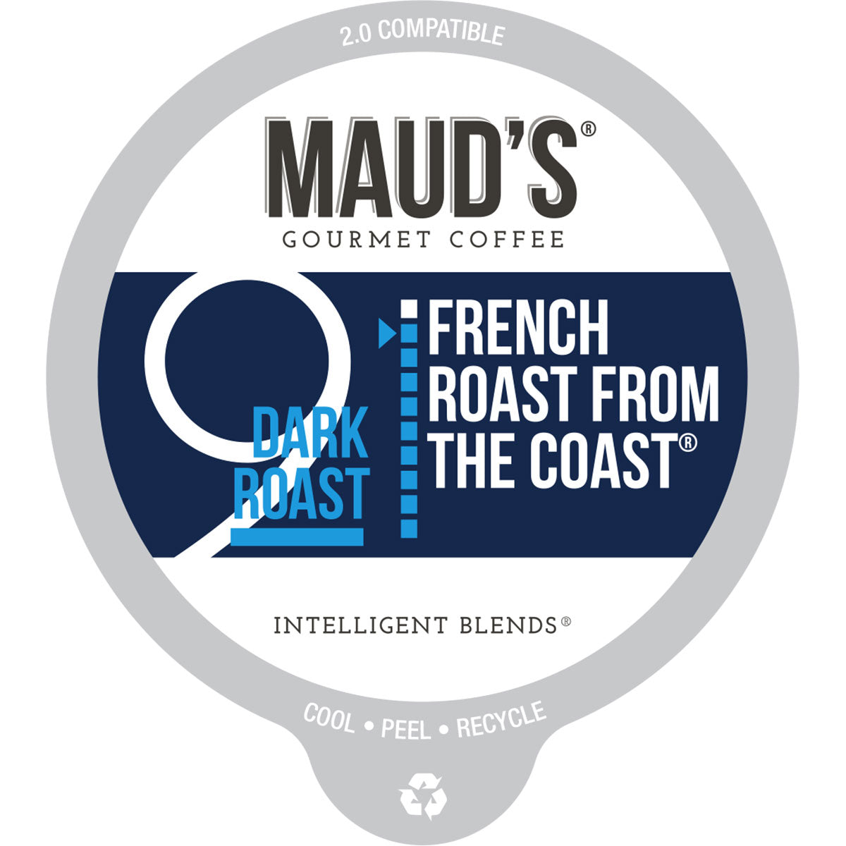 Maud's French Roast Coffee Pods (French Roast From The Coast)