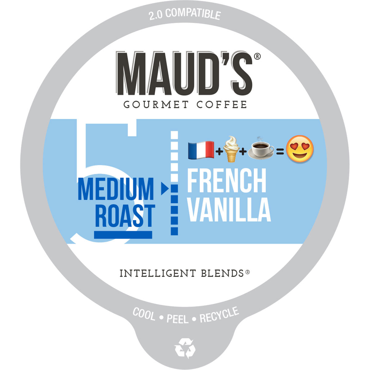 Maud's French Vanilla Flavored Coffee Pods - 100ct