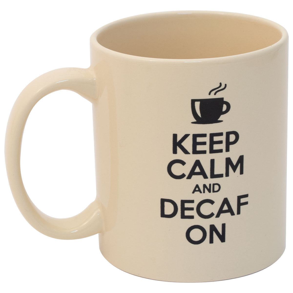 Maud’s “Keep Calm And Decaf On” Mug – 8oz