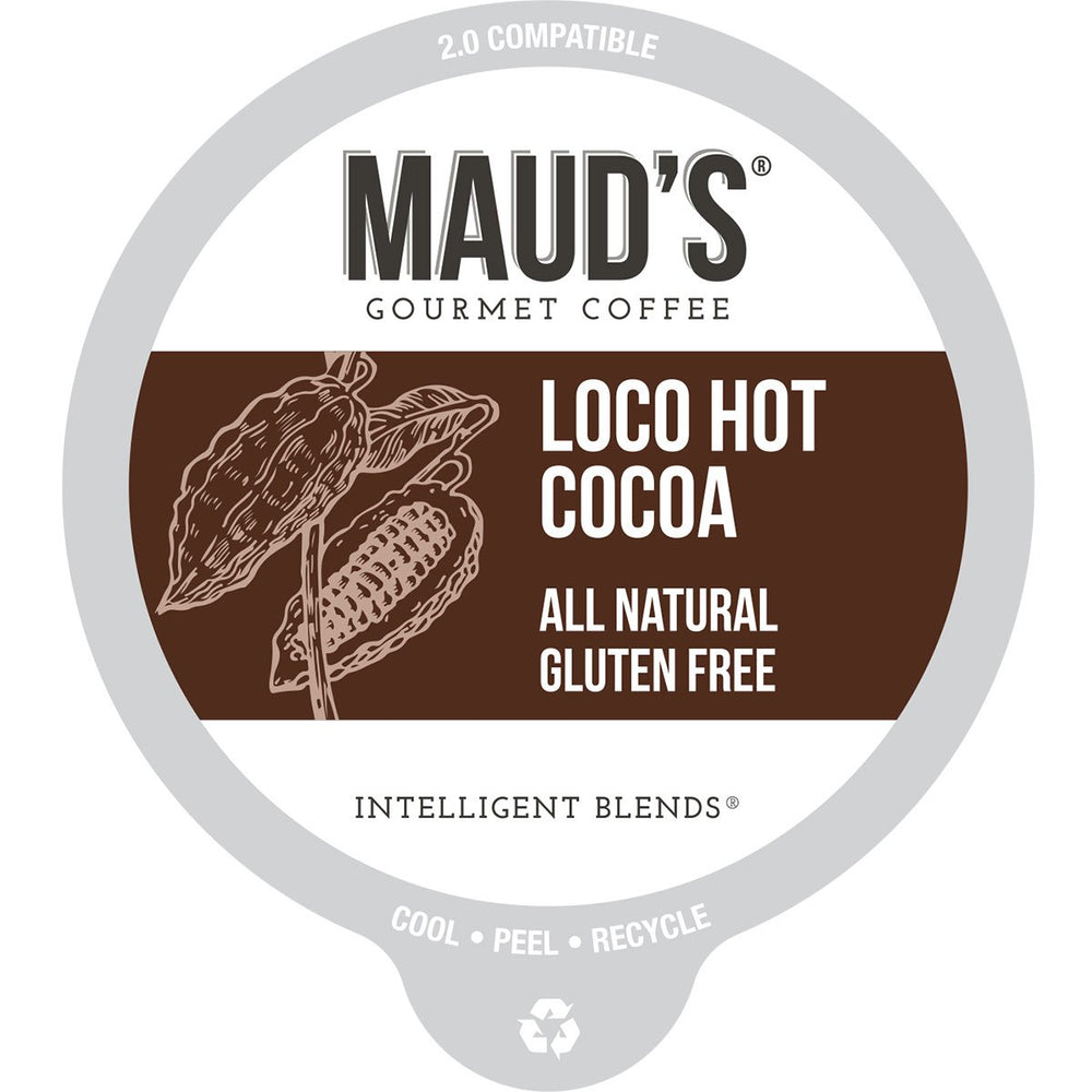 Maud's Dark Hot Chocolate Pods (Loco Hot Cocoa) - 50ct