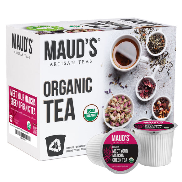 Maud's Organic Matcha Green Tea Pods - 24ct