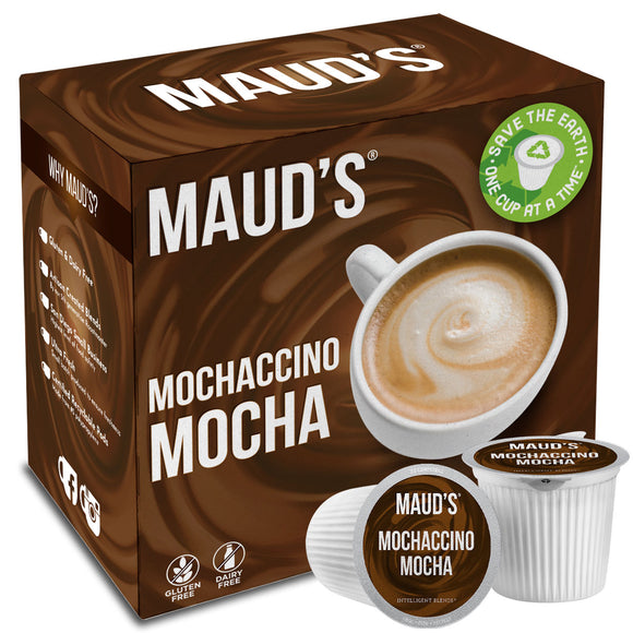 Maud's Chocolate Mocha Cappuccino Coffee Pods - 18ct