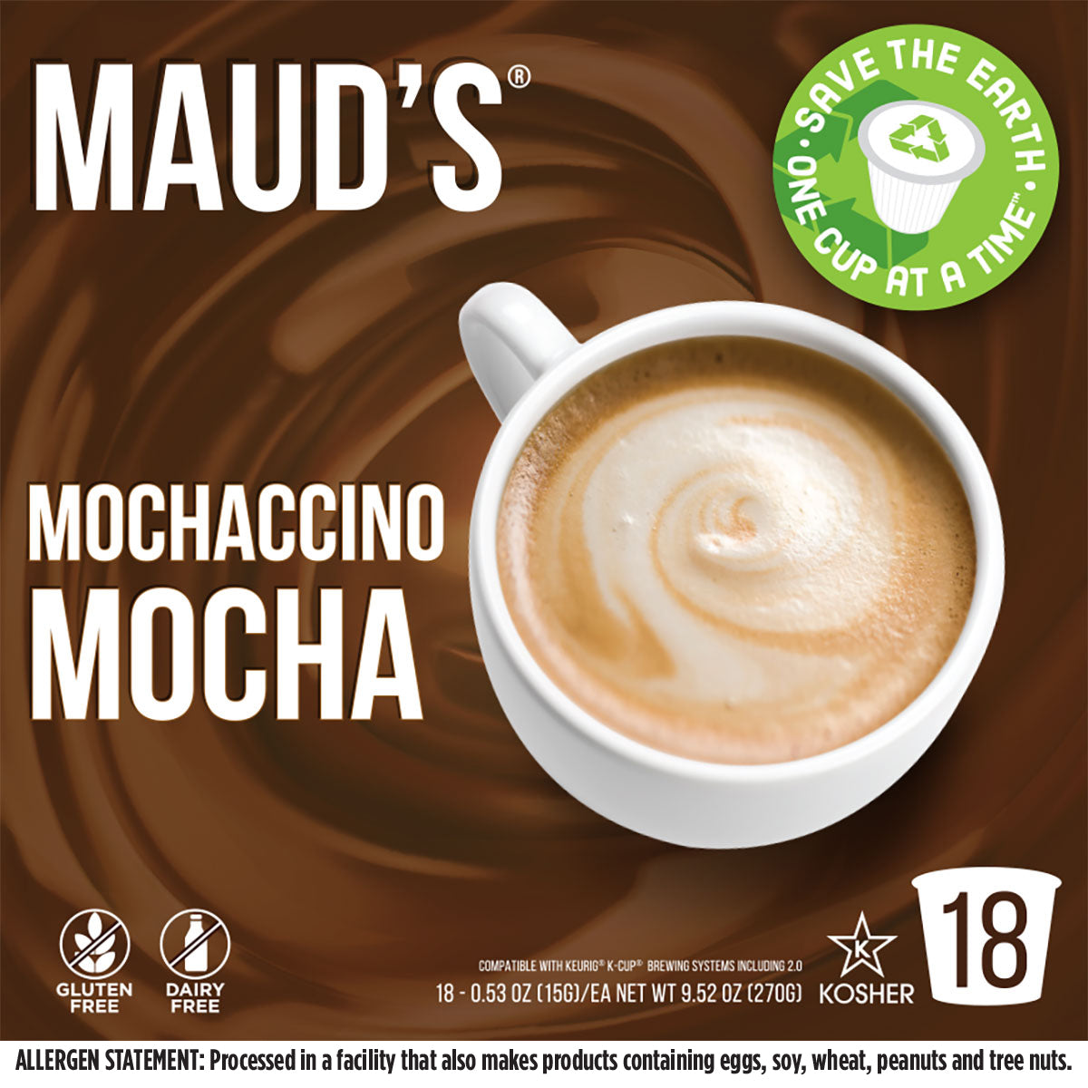 Mocha cappuccino shop k cups