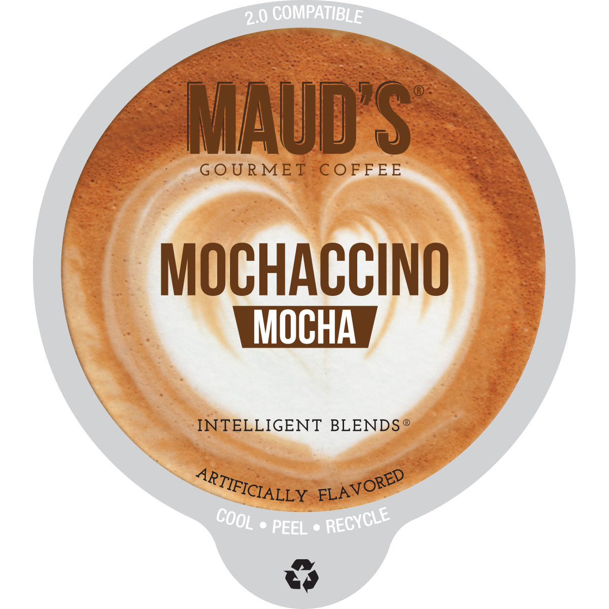 Maud's Chocolate Mocha Cappuccino Coffee Pods (Mochaccino) - 100ct