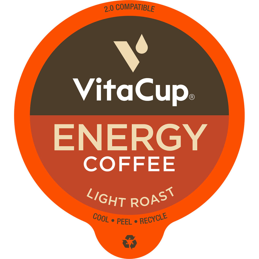 VitaCup Energy Light Roast Coffee Pods
