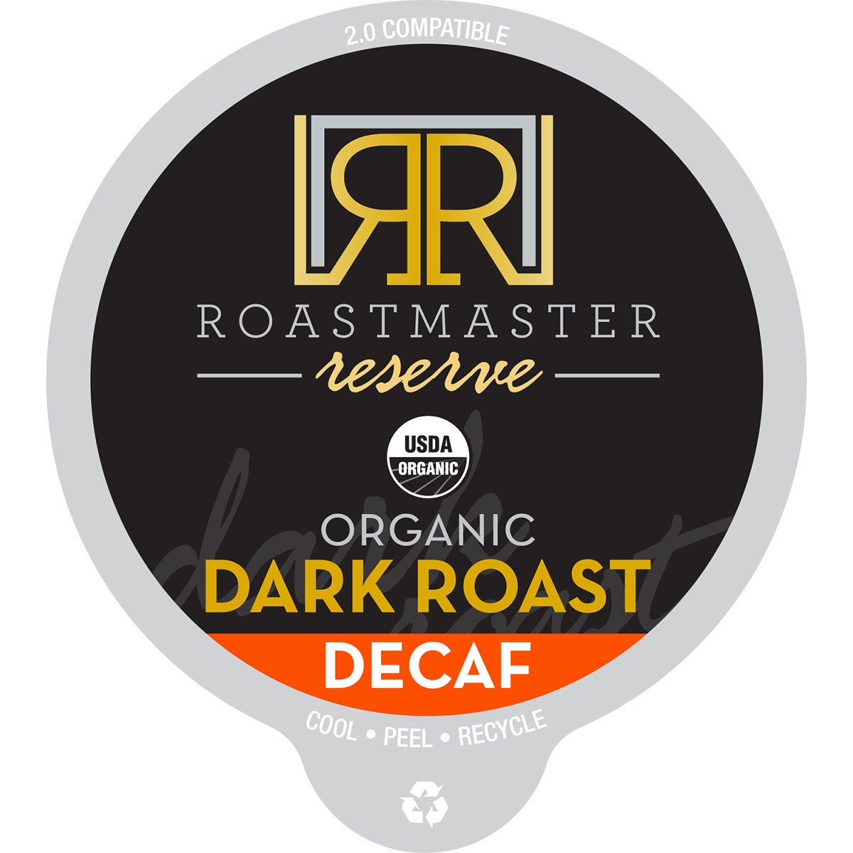 Roastmaster Reserve Decaf Organic Dark Roast Coffee Pods