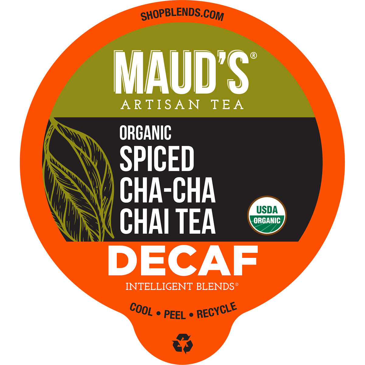 Maud's Organic Decaf Chai Tea Pods (Spiced Cha-Cha Chai)