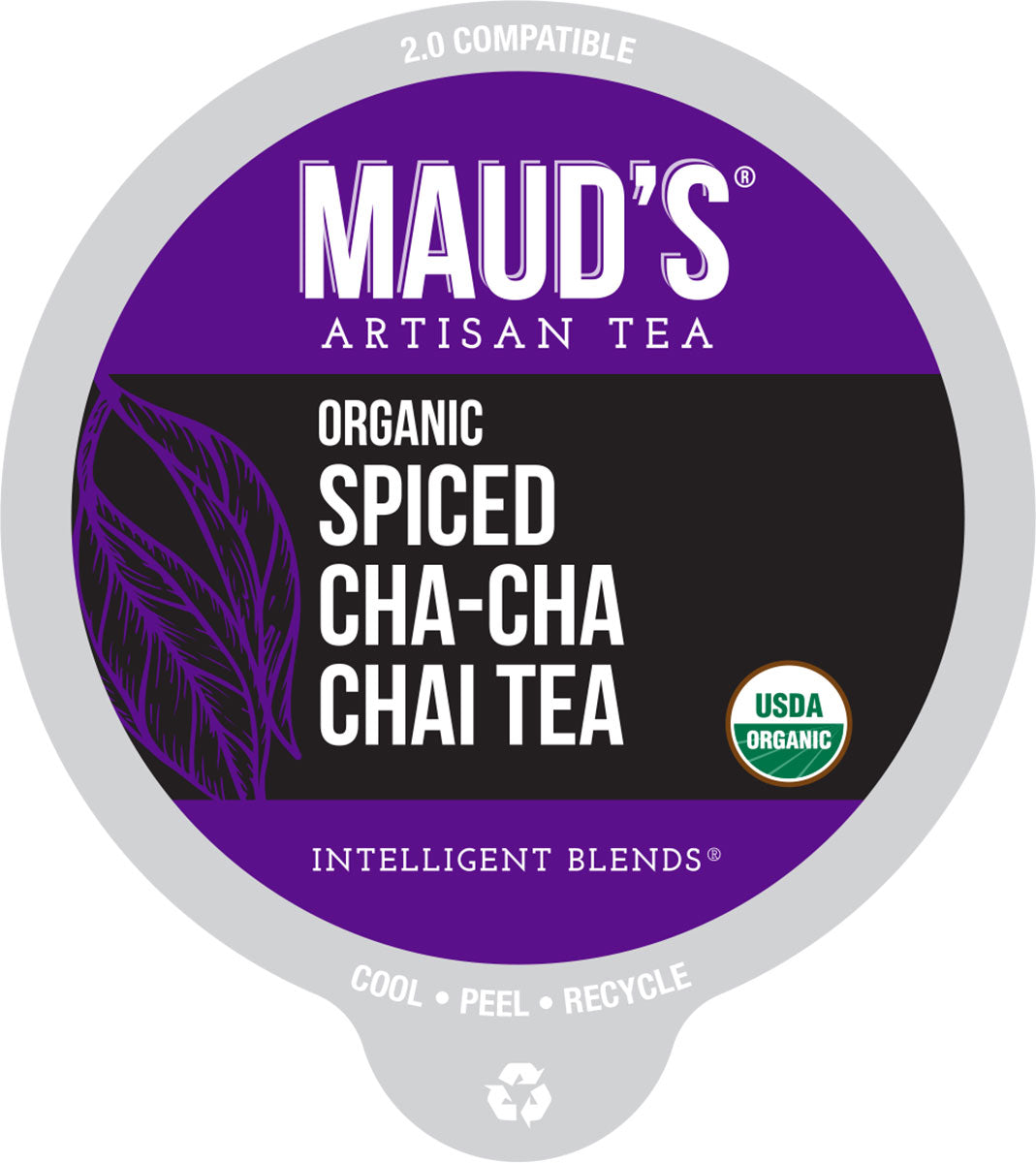 Maud's Organic Chai Tea Pods (Spiced Cha-Cha Chai) - 24ct