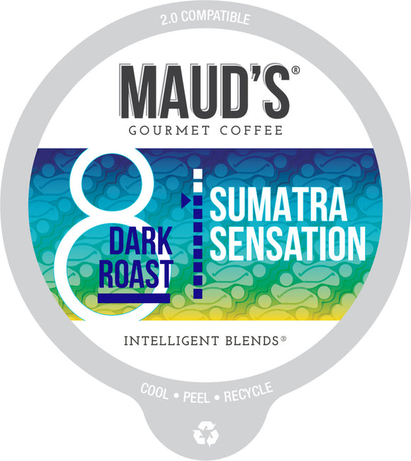 Maud's Sumatra Dark Roast Coffee Pods - 100ct