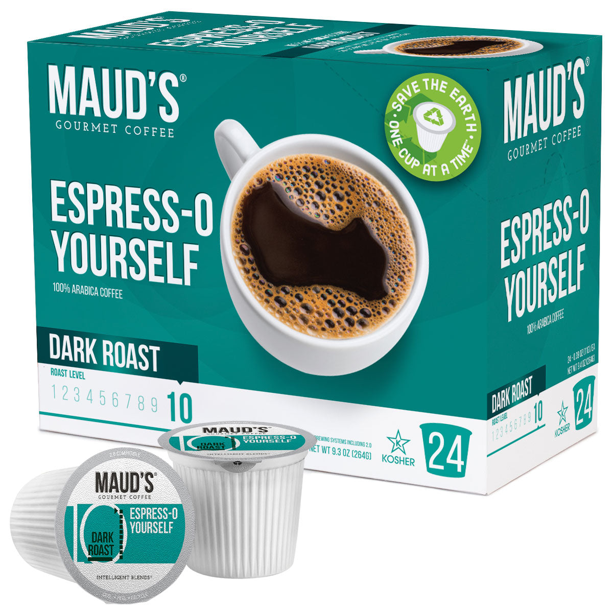 Maud's Espresso Dark Roast Coffee Pods - 24ct