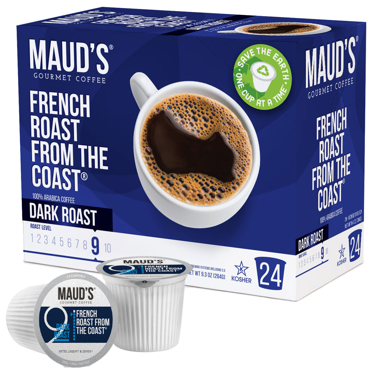 Maud's French Roast Coffee Pods - 24ct