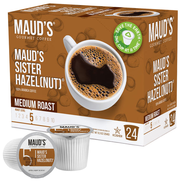 Maud's Sweet Hazelnut Coffee Pods - 24ct