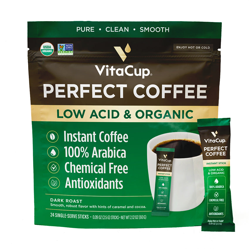 VitaCup Perfect Low Acid Coffee Instant Sticks
